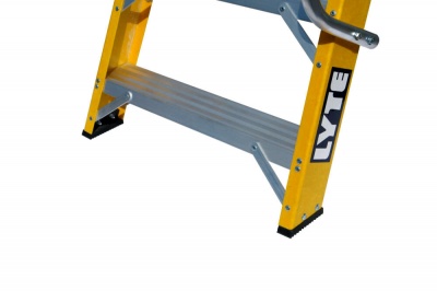 Lyte Fibreglass Widestep Platform Stepladder