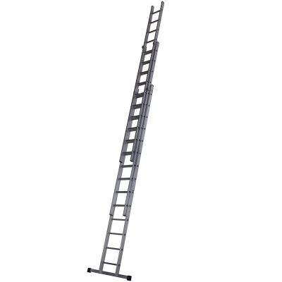 3.8m ALUMINIUM EN131 PROFESSIONAL DOUBLE EXTENSION LADDER  8 RUNG 2.4m 