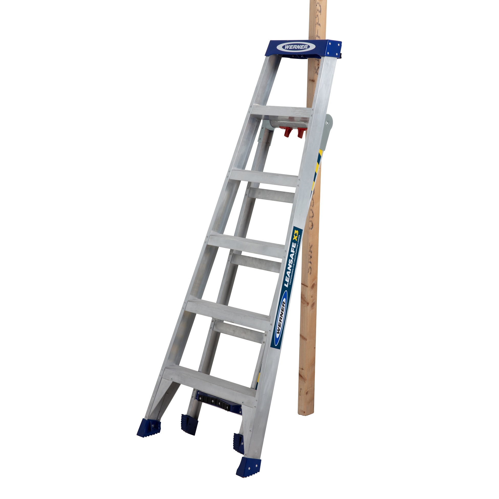 Werner Leansafe X3 Multi Purpose Ladder laddersandmore.co.uk