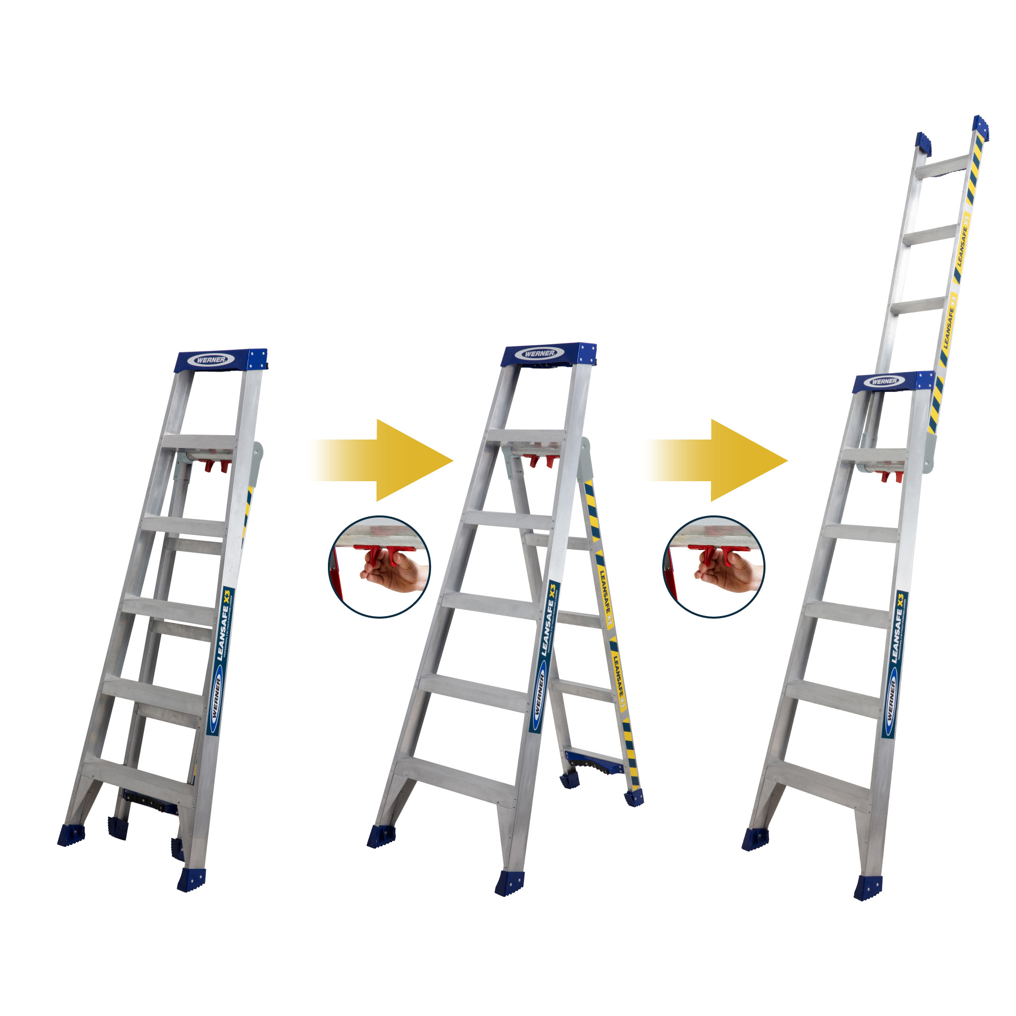 Werner Leansafe X3 Multi Purpose Ladder