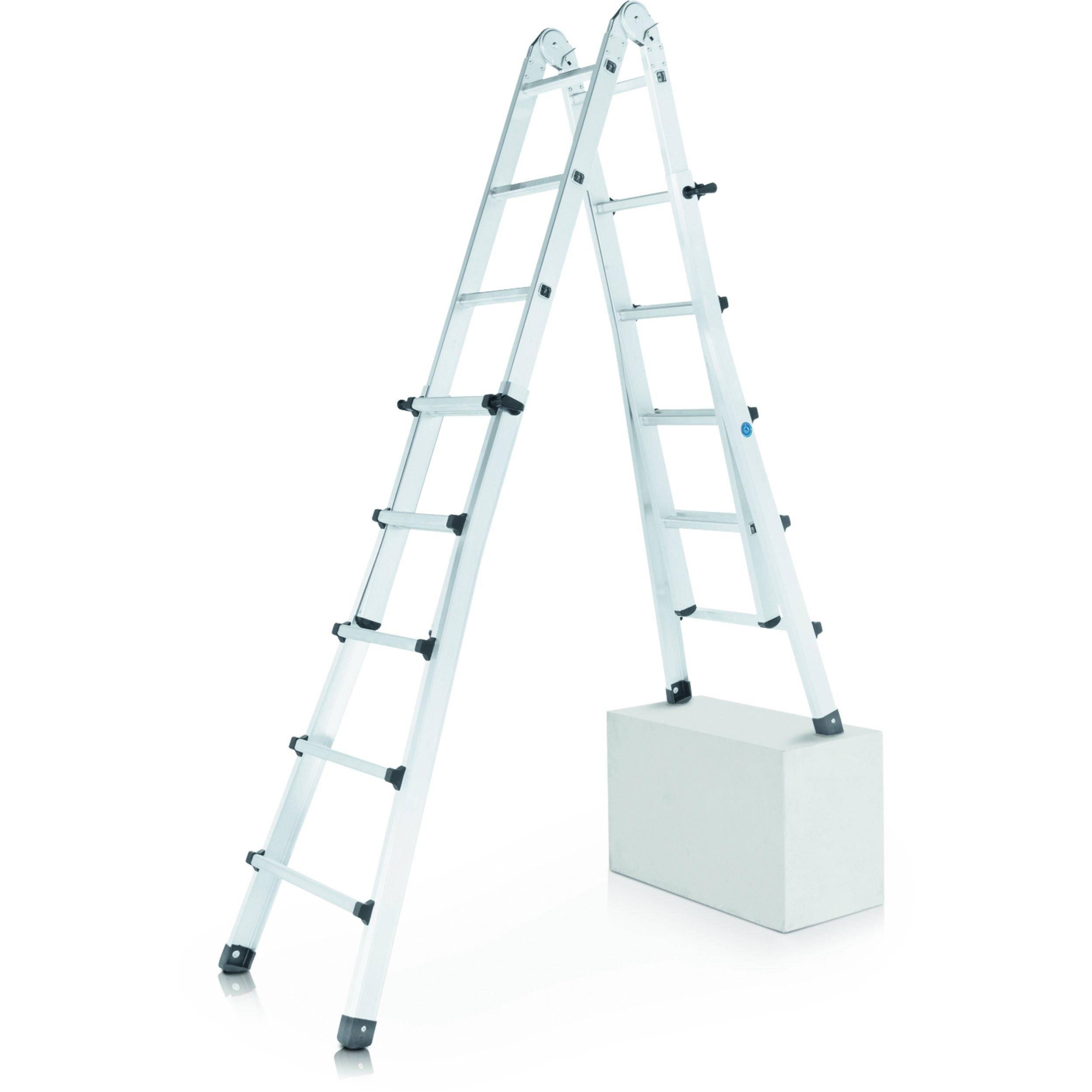 Zarges Waku Trade Telescopic Combi Ladder laddersandmore.co.uk